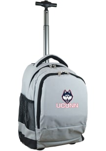 Mojo UConn Huskies Grey Wheeled Premium Backpack