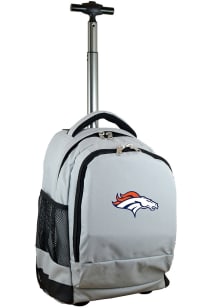Mojo Denver Broncos Grey Wheeled Premium Backpack