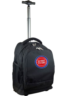 Mojo Detroit Pistons Black Wheeled Premium Backpack