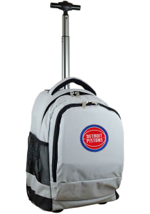 Mojo Detroit Pistons Grey Wheeled Premium Backpack