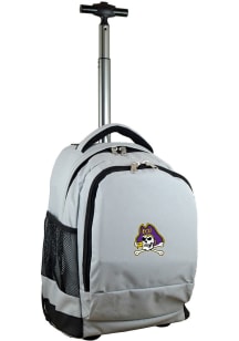 Mojo East Carolina Pirates Grey Wheeled Premium Backpack