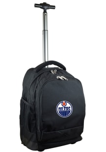 Mojo Edmonton Oilers Black Wheeled Premium Backpack