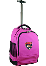 Florida Panthers Pink Wheeled Premium Backpack