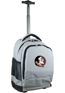 Mojo Florida State Seminoles Grey Wheeled Premium Backpack
