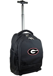 Mojo Georgia Bulldogs Black Wheeled Premium Backpack