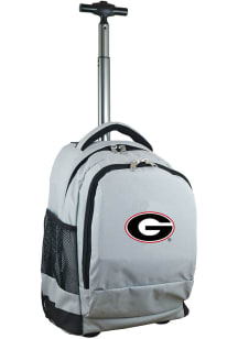 Mojo Georgia Bulldogs Grey Wheeled Premium Backpack