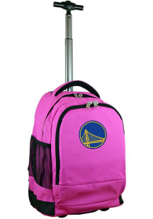 Mojo Golden State Warriors Pink Wheeled Premium Backpack