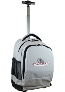 Mojo Gonzaga Bulldogs Grey Wheeled Premium Backpack
