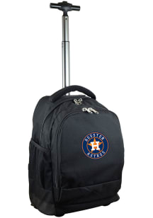 Mojo Houston Astros Black Wheeled Premium Backpack