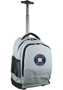 Mojo Houston Astros Grey Wheeled Premium Backpack