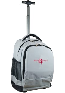 Mojo Houston Rockets Grey Wheeled Premium Backpack
