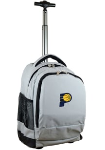 Mojo Indiana Pacers Grey Wheeled Premium Backpack