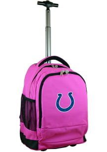 Mojo Indianapolis Colts Pink Wheeled Premium Backpack