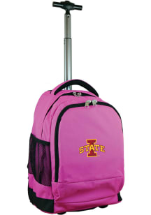 Mojo Iowa State Cyclones Pink Wheeled Premium Backpack