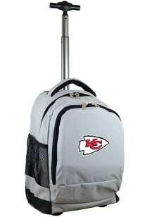 Mojo Kansas City Chiefs Grey Wheeled Premium Backpack
