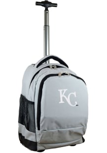 Mojo Kansas City Royals Grey Wheeled Premium Backpack