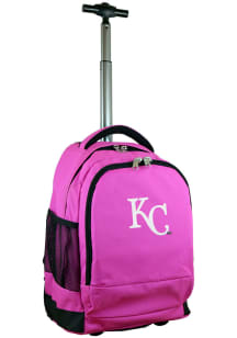 Mojo Kansas City Royals Pink Wheeled Premium Backpack
