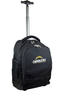 Mojo Los Angeles Chargers Black Wheeled Premium Backpack