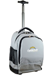 Mojo Los Angeles Chargers Grey Wheeled Premium Backpack