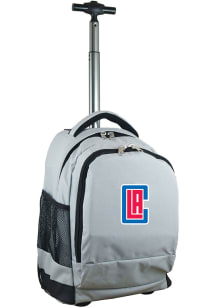 Mojo Los Angeles Clippers Grey Wheeled Premium Backpack