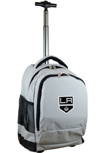 Mojo Los Angeles Kings Grey Wheeled Premium Backpack