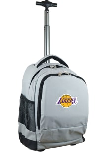 Mojo Los Angeles Lakers Grey Wheeled Premium Backpack