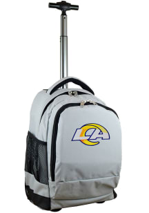 Mojo Los Angeles Rams Grey Wheeled Premium Backpack