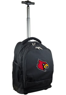 Mojo Louisville Cardinals Black Wheeled Premium Backpack