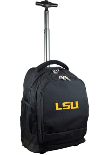 Mojo LSU Tigers Black Wheeled Premium Backpack