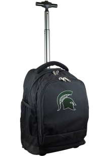 Mojo Michigan State Spartans Black Wheeled Premium Backpack
