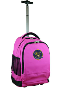 Mojo Milwaukee Brewers Pink Wheeled Premium Backpack