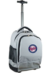 Mojo Minnesota Twins Grey Wheeled Premium Backpack