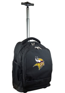 Mojo Minnesota Vikings Black Wheeled Premium Backpack