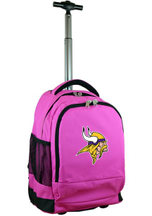 Mojo Minnesota Vikings Pink Wheeled Premium Backpack