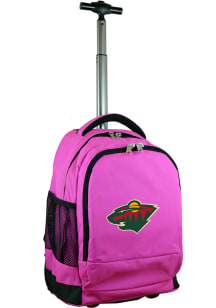 Mojo Minnesota Wild Pink Wheeled Premium Backpack