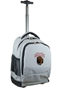 Mojo Montana Grizzlies Grey Wheeled Premium Backpack