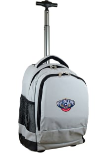 Mojo New Orleans Pelicans Grey Wheeled Premium Backpack