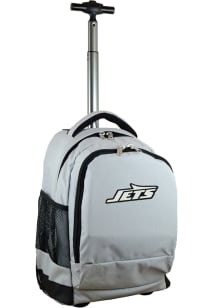 Mojo New York Jets Grey Wheeled Premium Backpack