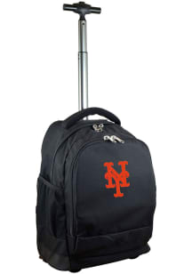 Mojo New York Mets Black Wheeled Premium Backpack