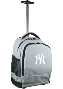 Mojo New York Yankees Grey Wheeled Premium Backpack