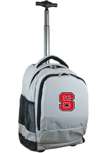 Mojo NC State Wolfpack Grey Wheeled Premium Backpack