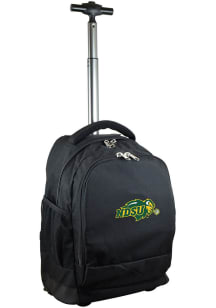 Mojo North Dakota State Bison Black Wheeled Premium Backpack