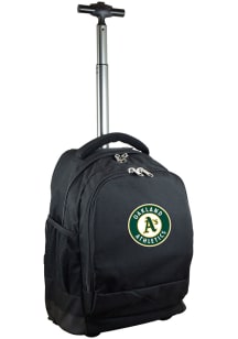 Mojo Oakland Athletics Black Wheeled Premium Backpack