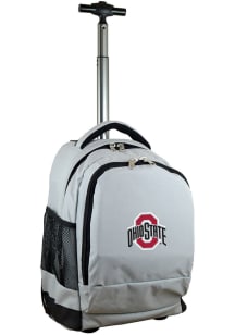 Mojo Ohio State Buckeyes Grey Wheeled Premium Backpack