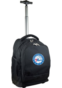 Mojo Philadelphia 76ers Black Wheeled Premium Backpack
