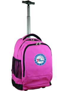 Mojo Philadelphia 76ers Pink Wheeled Premium Backpack