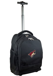Mojo Arizona Coyotes Black Wheeled Premium Backpack