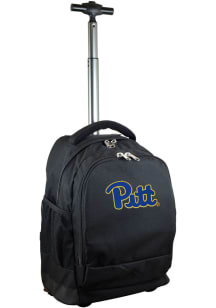 Mojo Pitt Panthers Black Wheeled Premium Backpack