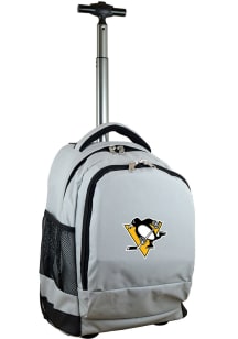Mojo Pittsburgh Penguins Grey Wheeled Premium Backpack