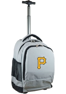 Mojo Pittsburgh Pirates Grey Wheeled Premium Backpack